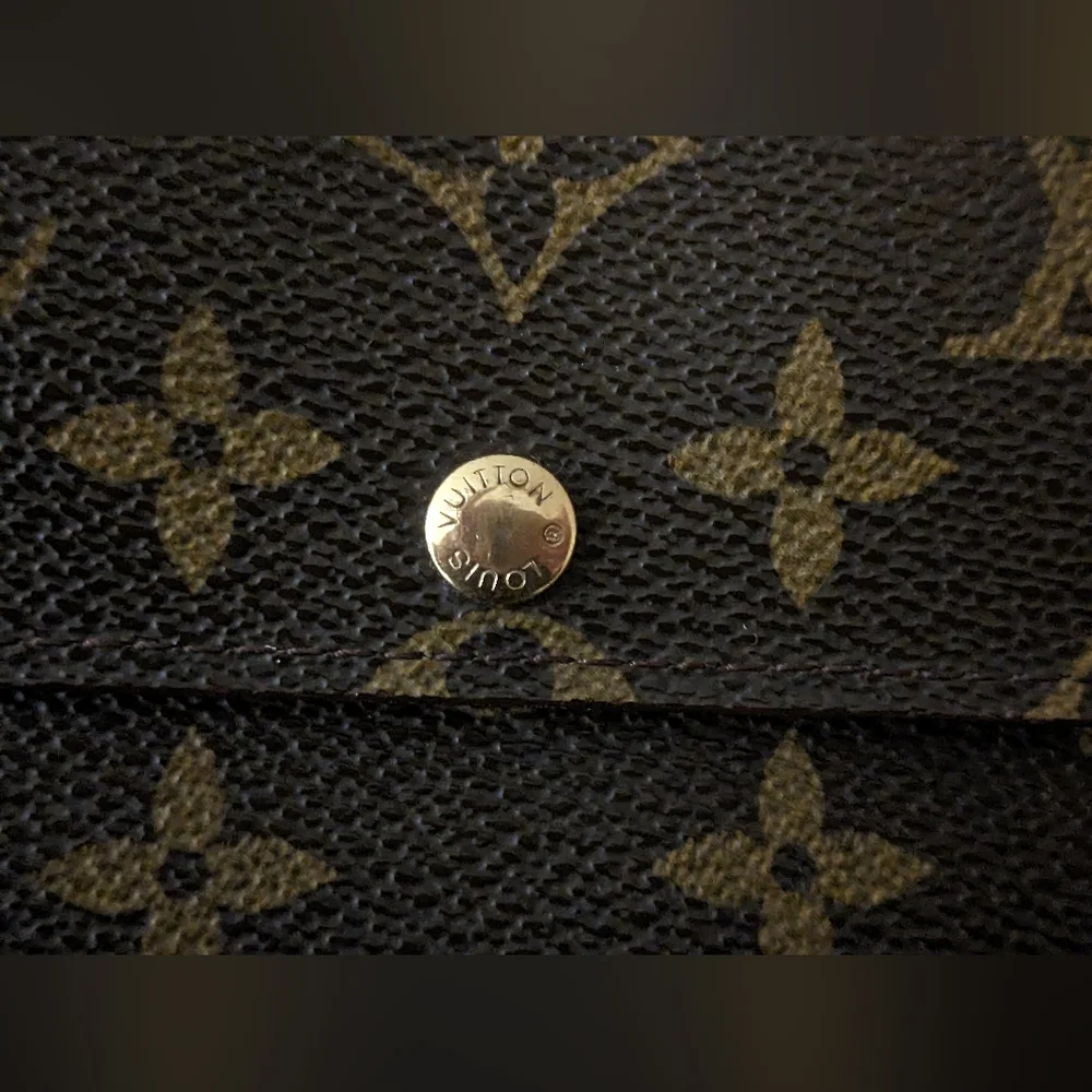 VINTAGE 1997 LOUIS VUITTON MONOGRAM LONG WALLET - Picture 9 of 14